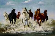 unknow artist Horses 023 china oil painting reproduction